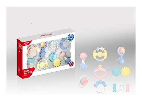 Set Bebe Sonajeros Y Mordillos 8 Piezas 1801044 Huanger