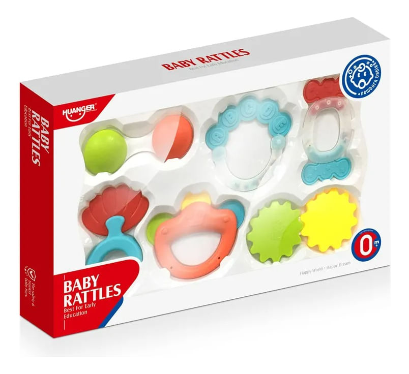 Set De Regalo Sonajeros Y Mordillos 6 Piezas 1862386 Huanger