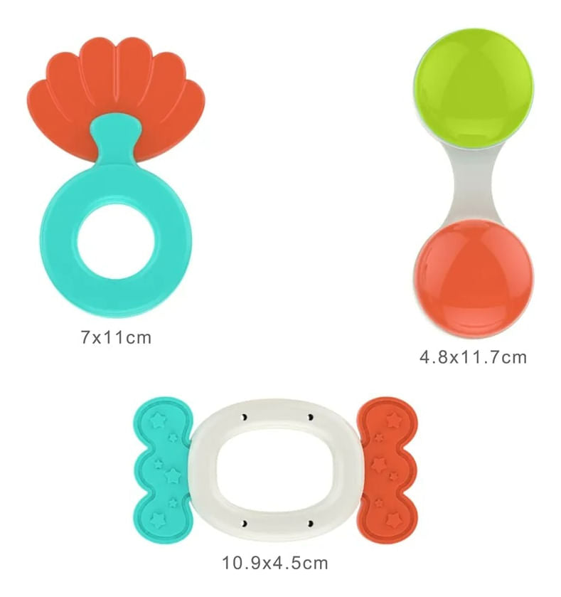 Set De Regalo Sonajeros Y Mordillos 6 Piezas 1862386 Huanger