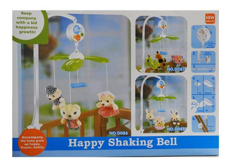 Móvil Musical 3 Muñecos De Peluche 1437573