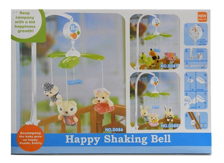 Móvil Musical 3 Muñecos De Peluche 1437830