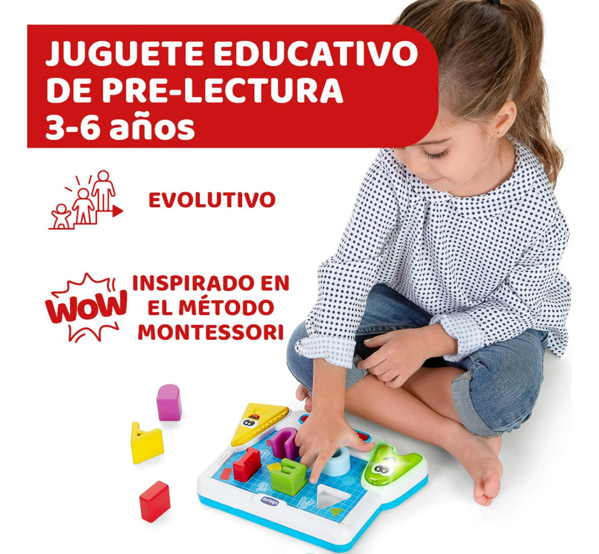 Chicco Juego De Encastre Formas Y Vocales 9798000040