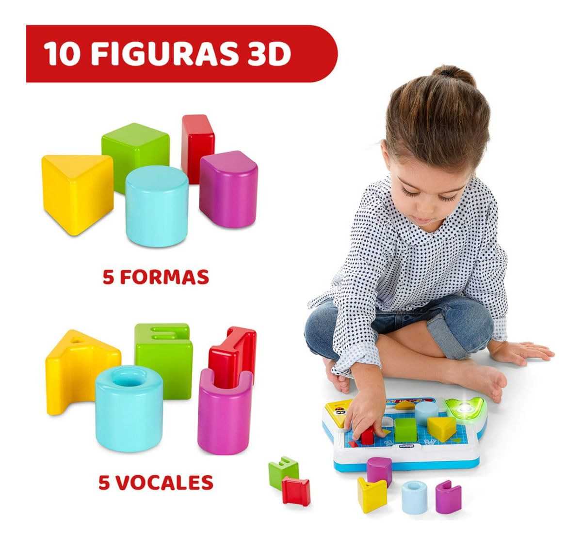 Chicco Juego De Encastre Formas Y Vocales 9798000040