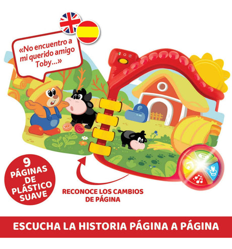 Chicco Libro De La Granja Interactivo Y Bilingüe 10514000040