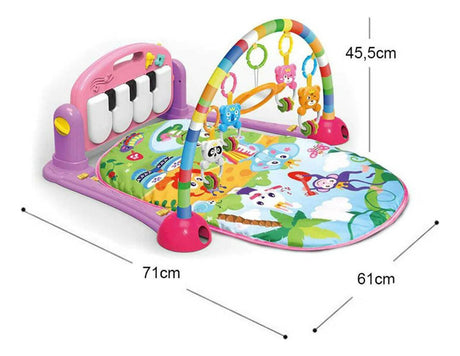 Gimnasio Piano De Bebe Musical Rosa 1765532 Huanger