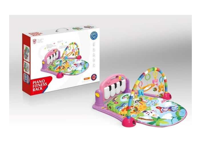 Gimnasio Piano De Bebe Musical Rosa 1765532 Huanger