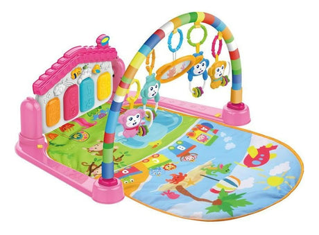 Gimnasio Piano De Bebe Musical Rosa 1765536 Huanger