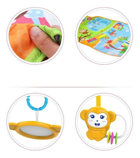 Gimnasio Piano De Bebe Musical Rosa 1765536 Huanger