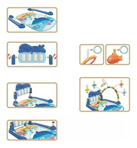 Gimnasio Piano De Bebe Musical Ballenita 1939617 Huanger
