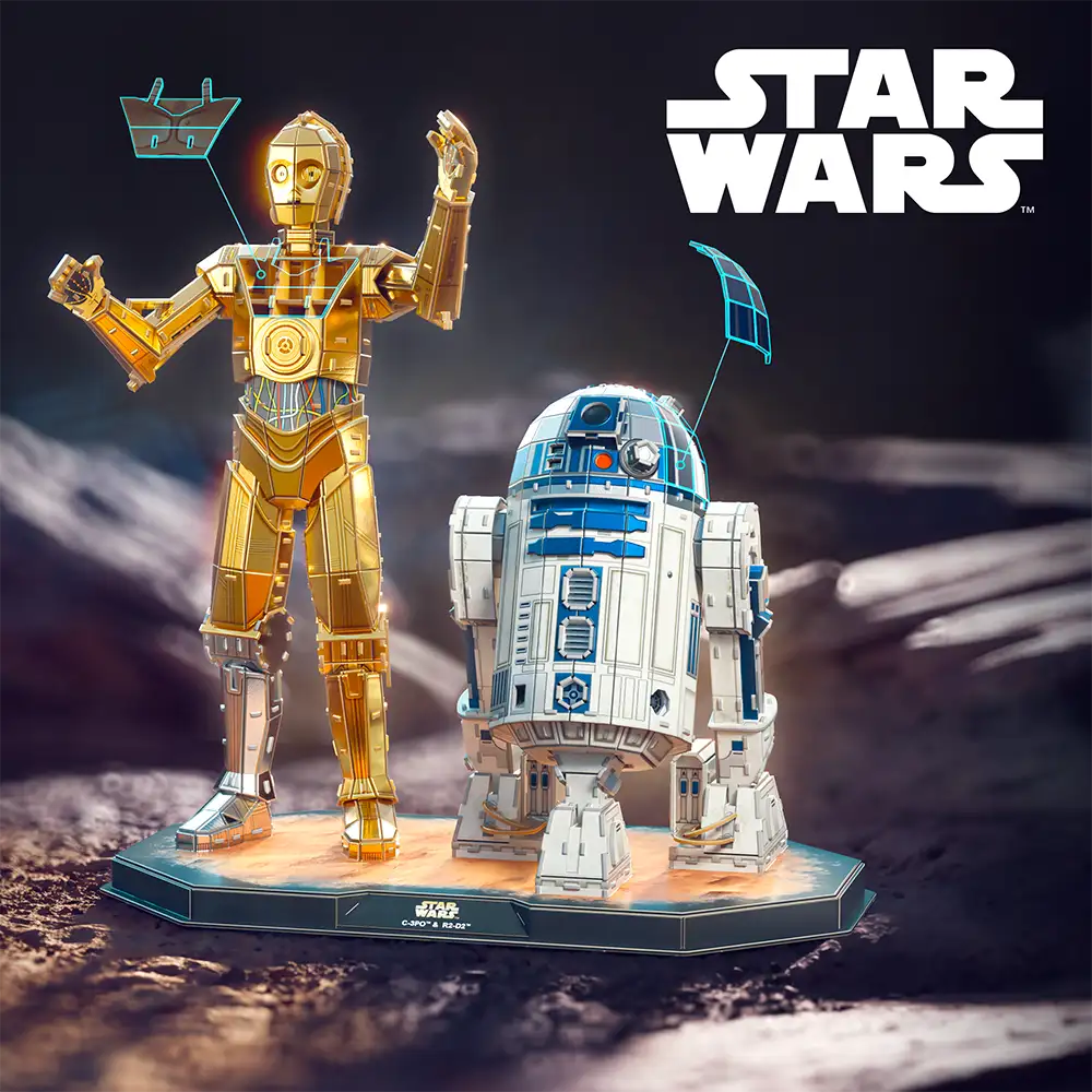 Puzzles 4D Disney Star Wars C3PO R2D2 47191