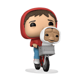 Funko POP ET Elliott con ET en Bicicleta 50768