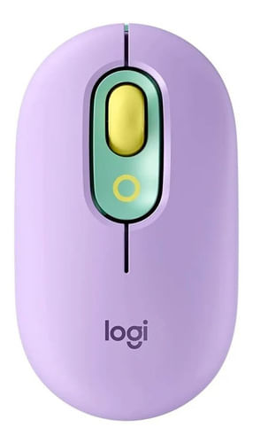 Logitech Pop Mouse Inalámbrico Lila Con Emojis 910006551