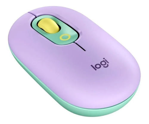 Logitech Pop Mouse Inalámbrico Lila Con Emojis 910006551
