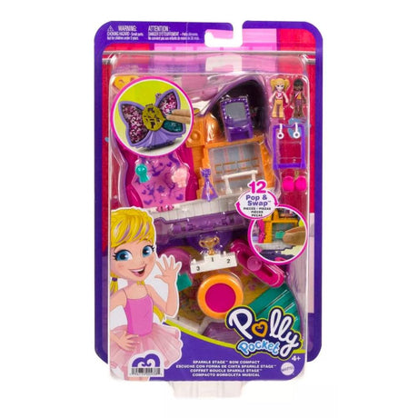 Polly Pocket Set de Juego Set Compacto de Aventura de Mariposa HCG17
