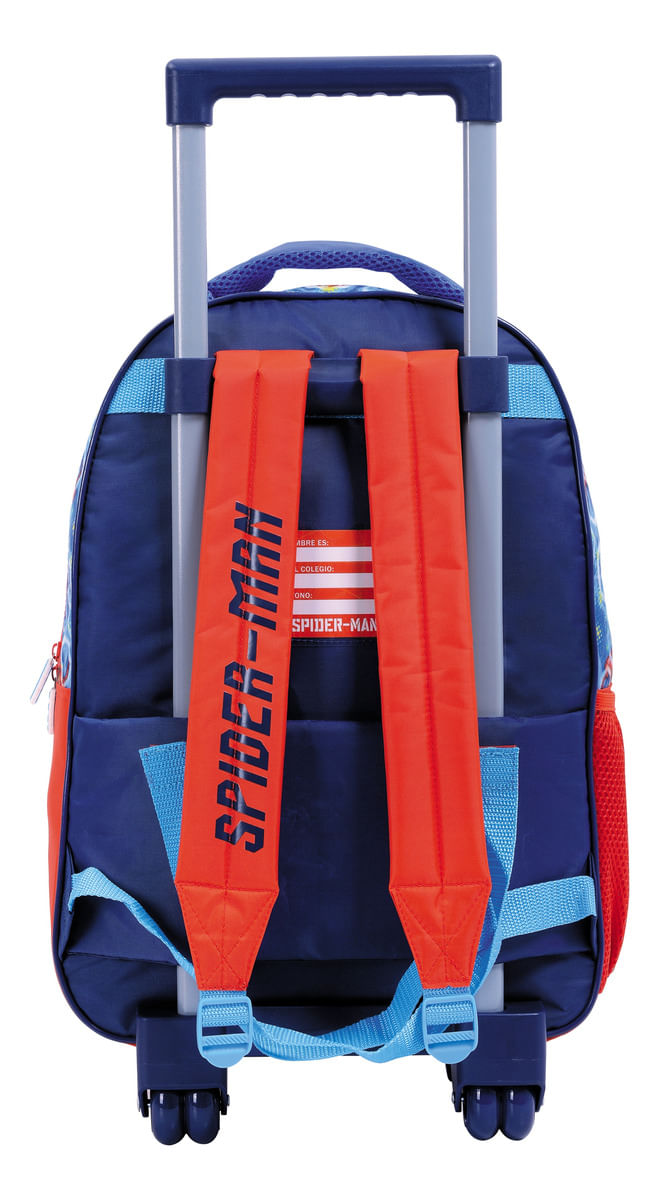 Mochila Spiderman City Con Carro 17 Pulgadas 38232