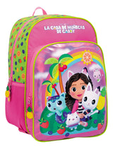 Mochila Gabby's Dollhouse Rainbow Espalda 16 Pulgadas 35206