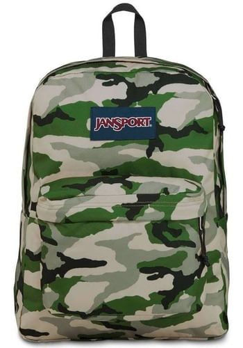 Jansport Mochila Superbreak Camuflado 26l Bolsillo Botella