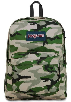 Jansport Mochila Superbreak Camuflado 26l Bolsillo Botella