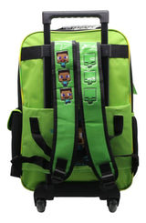 Mochila Minecraft Con Carro 18 Pulgadas Mi309