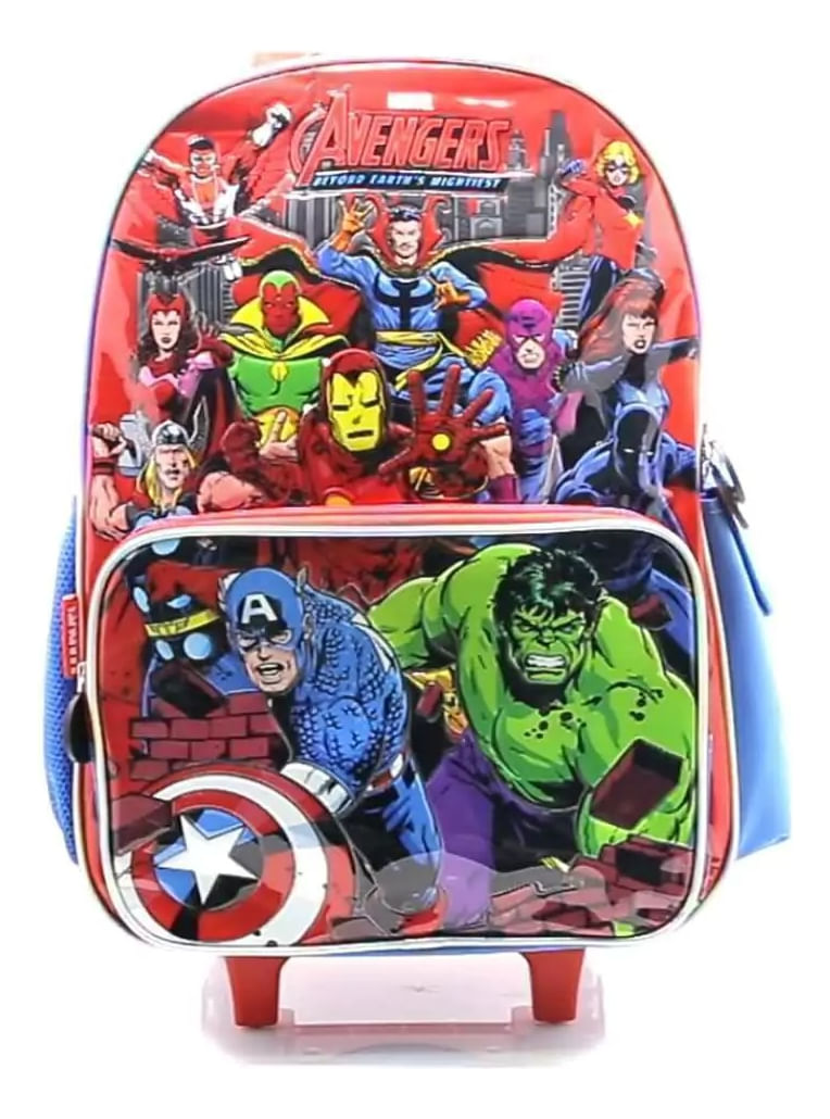 Mochila Avengers Con Carro 18 Pulgadas Sp138