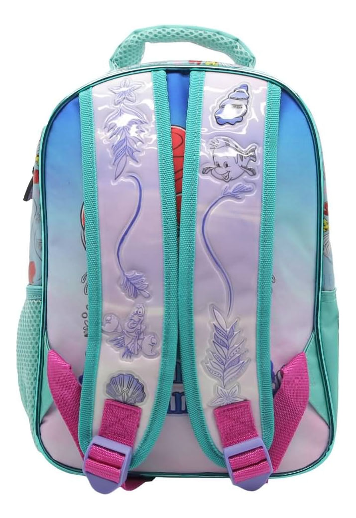 Mochila Infantil La Sirenita Espalda 12 Pulgadas Ep051