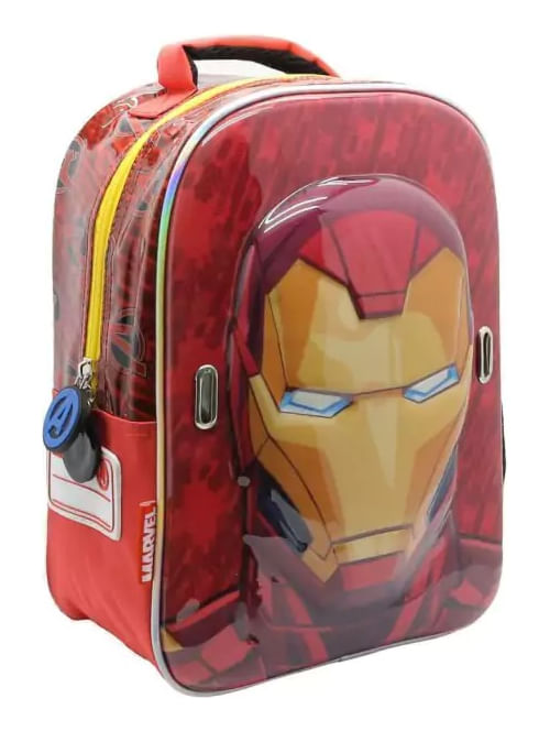Cresko Mochila Iron Man Espalda Con Mascara 12p Sp009