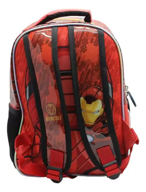 Cresko Mochila Iron Man Espalda Con Mascara 12p Sp009