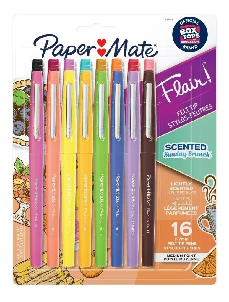 Paper Mate Plumígrafos De Aromas Dulces X16 Colores 2163193