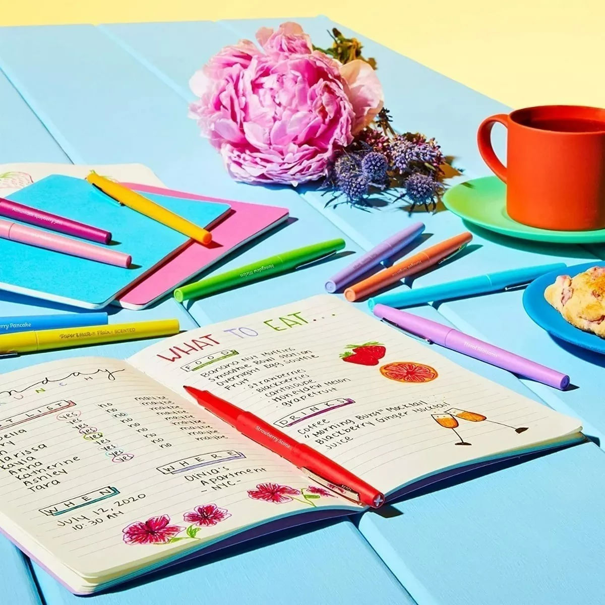 Paper Mate Plumígrafos De Aromas Dulces X16 Colores 2163193
