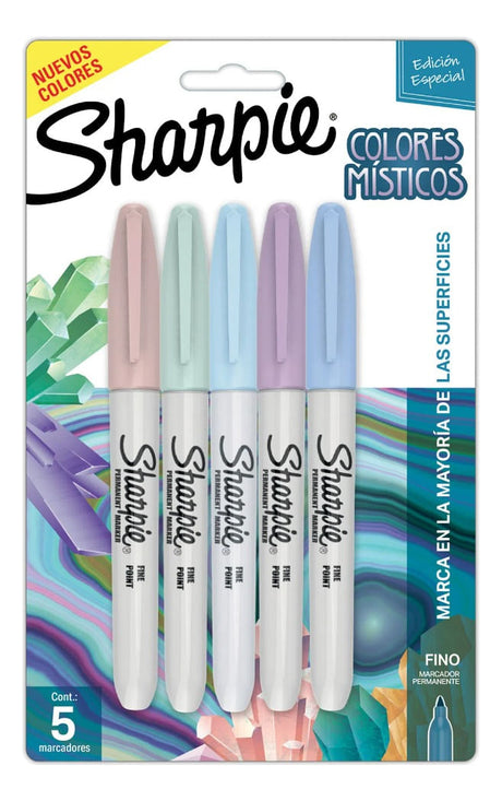 Sharpie Marcadores Permanentes 5 Colores Misticos 2155612