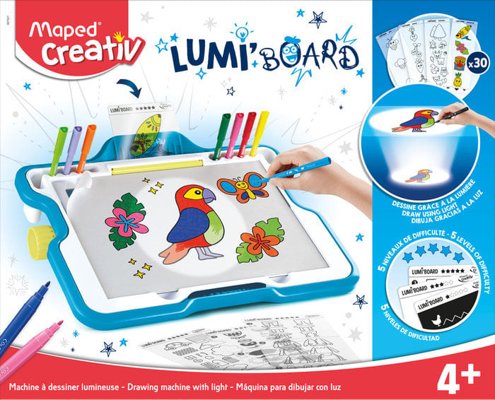 Maped Lumi Board Pizarra Para Dibujar Con Luz 907021