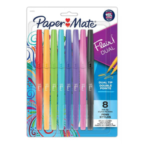 Paper Mate Flair Rotuladores de doble punta 08 unidades 2181387