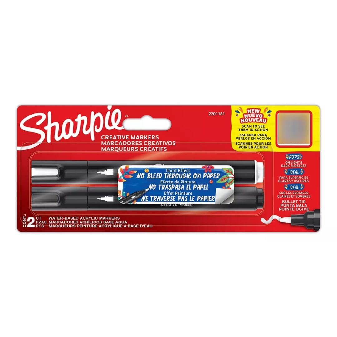 Sharpie Marcadores creativos a base de agua 02 unidades 2201181