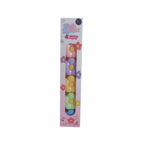 Resaltador 5 Colores Modelo Flores SL6601 Kinderland