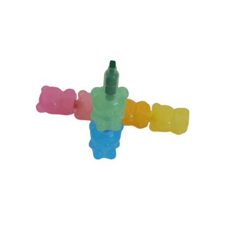 Resaltador 5 Colores Ositos Transparentes SL6605 Kinderland