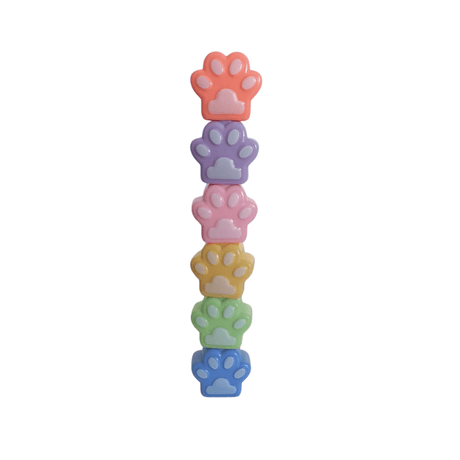 Resaltador 5 Colores Modelo Patitas de Gato SL6607 Kinderland