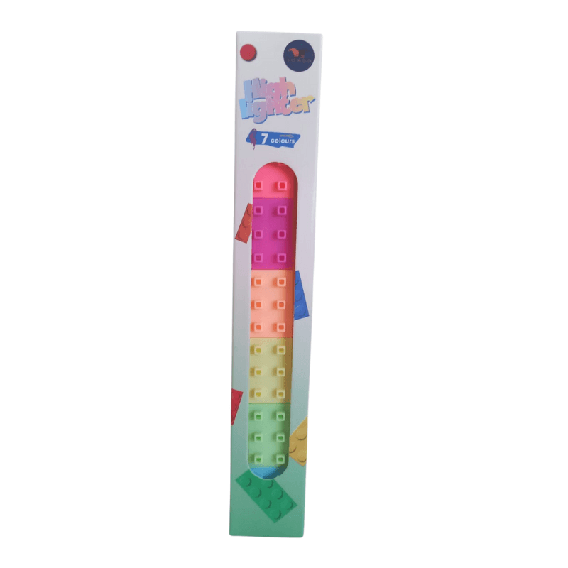 Resaltador 6 Colores Modelo Ladrillos SL6609 Kinderland