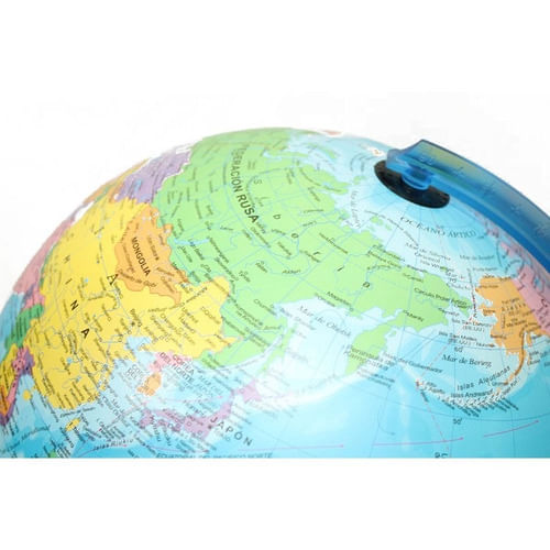 Globo Terraqueo Base Plastica 25cm Con Luz 257lw