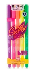 Roller Tinta Gel Neón Coloring X5 3071205 Mooving