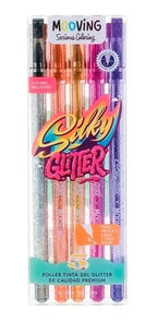 Roller Tinta Gel Glitter Coloring X5 3071605 Mooving