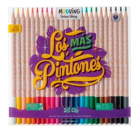 Coloring Lápices De Colores X24 3011024 Mooving