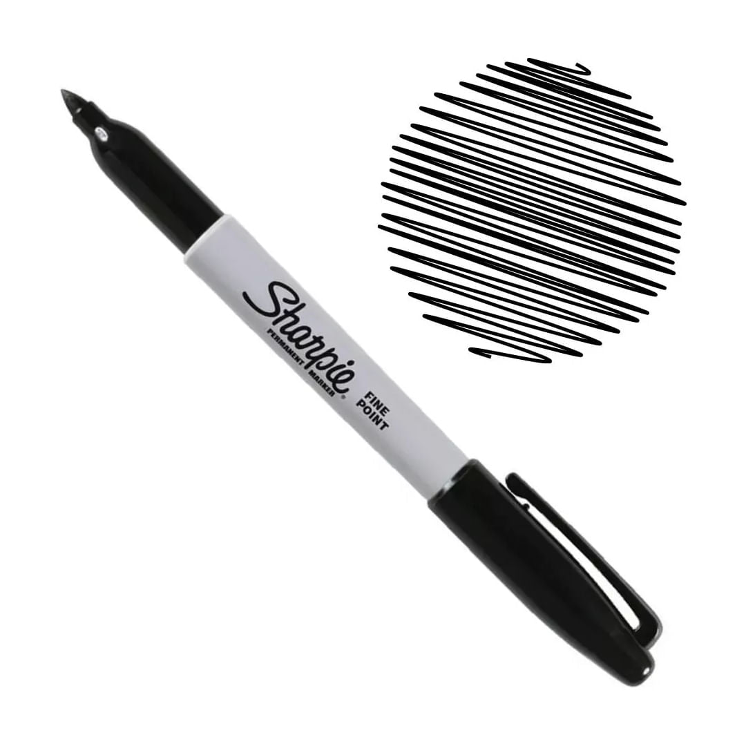 Sharpie Marcador Fino Negro x Unidad 2102504