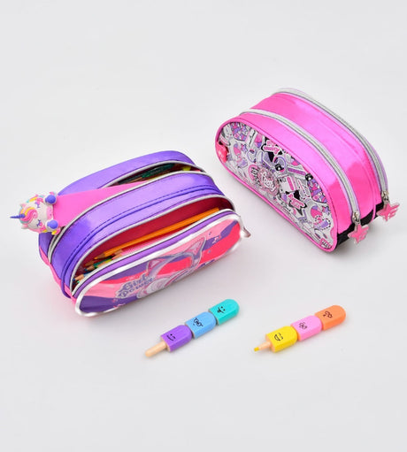 Footy Cartuchera Con Luces Led Auriculares F19082