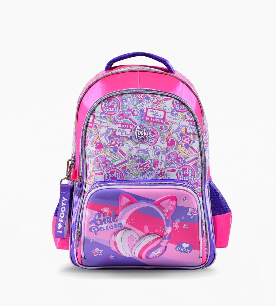 Footy Mochila De Espalda 18p Auriculares Con Luz Led F1983
