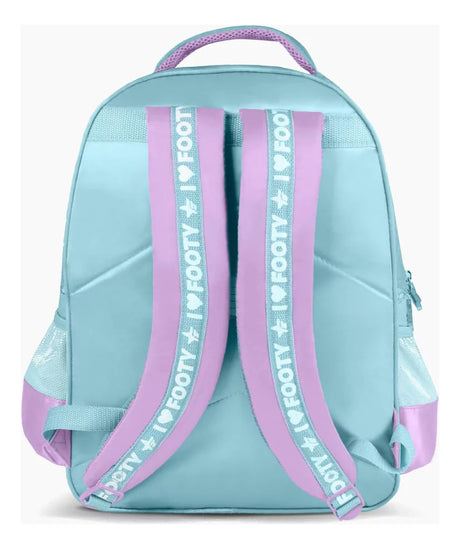 Footy Mochila Unicornio Espalda Celeste Con Luz 18 F2203.01.