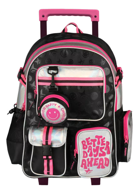 Footy Mochila Big Kids Multi Pocket Con Carro 18p F1051