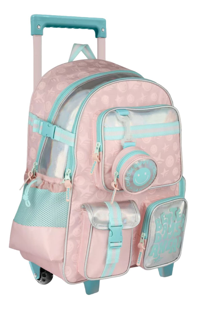 Footy Mochila Big Kids Multi Pocket Con Carro 18p F1051