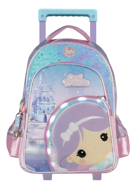 Footy Mochila Cool Friends Con Luz Led Y Carro 18p F2161