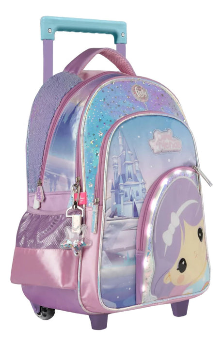 Footy Mochila Cool Friends Con Luz Led Y Carro 18p F2161