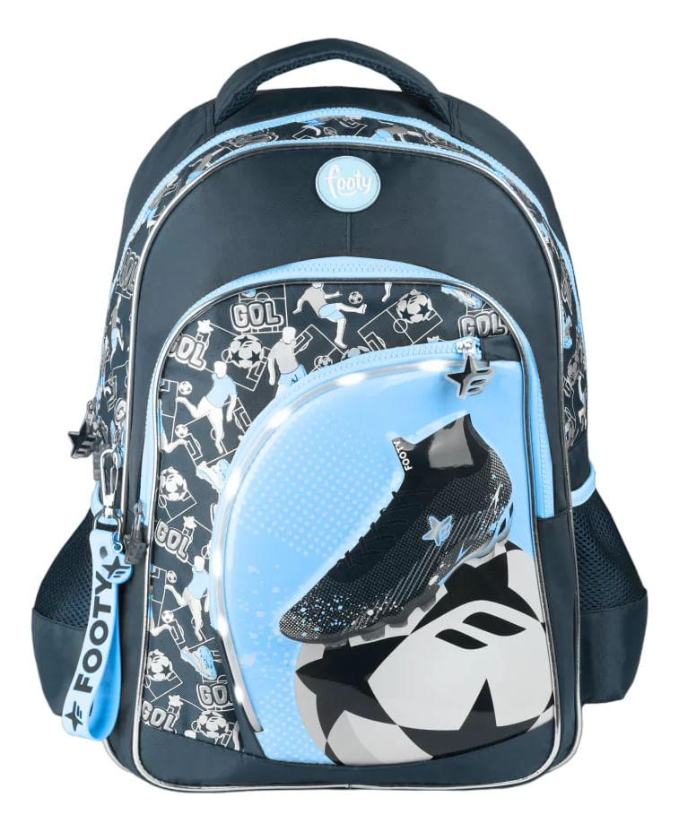 Footy Mochila Botin Con Luz Led Espalda 18 Pulgadas F3243